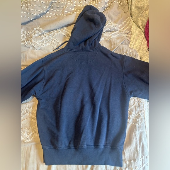 Navy Blue Champion Hoodie! - Picture 2 of 3